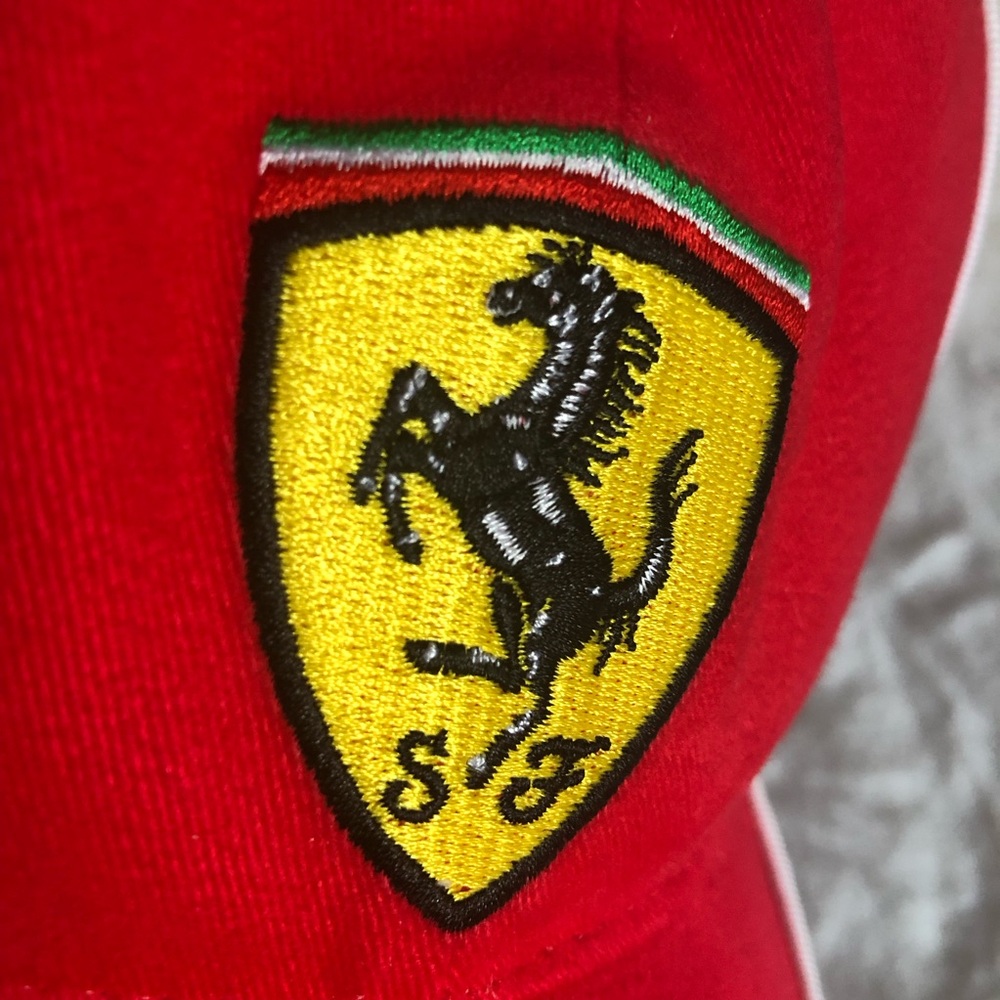 2000 Officially Licensed Scuderia Ferrari S.A. Embroidered Patch Cap Dad Hat New - Picture 2 of 14